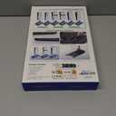 PS5/Slim/Pro Cooling Station with Auto Turbofan & 3-Level Speed, PS5 Vertical Stand Cooling Fan Station with Controller Charger, Cooler Docking Station for PlayStation 4 Adapters (All PS5 Models, Black&White)