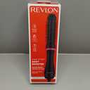 REVLON One-Step Root Booster Round Blow Dryer Brush and Hair Styler - Revive Styles, Boost Roots, and Add Volume to hair with this Hot Air Brush, 1  inch Barrel (Black)