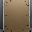 Hongkee 18x24 Frame Set of 2, Distressed White Wood Style - Display 18 x 24 Poster without Mat or 16x20 Picture with Mat, Wall Mounting Horizontal and Vertical
