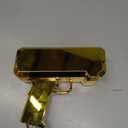 Money Gun ShooterGusil Cash Cannon Bills Gun Make It Rain Toy Gun,Handheld Spary Cash Gun for Game Movies Party Supplies (Gold)