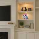 YIYIAH Diamond Art Kits for Adults Colorful Owl Statues Desk Placement Ornament - 5D Diamond Painting Diamond Art Kits Paintings for Beginners - DIY Diamond Art Home Decor Birthday Gifts for Women