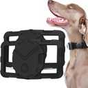 Ultra Thick Airtag Dog Collar Holder 2 Packs | Military-Grade Air Tag Case Fits Collar from 0.8" to 2" | Apple Air Tag Holders for Large Dogs and Cats