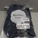 Mylldey Mens Hoodies Knit Sweater, Full Zip Fleece Lined Cardigan Sweaters Casual Regular Fit Knit Hooded Men Sweater Jacket (Medium, Blue)