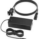 VHBW 42V Electric Scooter Charger Compatible with AovoPro M365 ES60 EW6 365Go M1 M365Pro AP07 VT01 Scooter -YLT-42V0150 Charging Adapter, LED Indicator, 9.8FT Cord