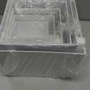Redants 6 PCS Buffet Risers, Large Food Risers for Buffet Table, Food Display Risers for Party, White Acrylic Boxes Dessert Table Display Set, Risers Display Stands (Size 10" 9" 8" 7" 6" 5", White)