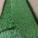 FRUITEAM Dual-Turf 54ft Golf Mat, 21MM-45MM Thickened Golf Hitting Mat, Withstands About 10,000 Shots, Alignment & Angle of Approach Aid, Indoor/Outdoor Practice