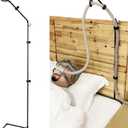 CPAP Hose Holder,Removable and Assemblable Foldable CPAP Hose Hanger Support Comfort and Untangled Sleep,CPAP Supply CPAP Accessories (Triangle Base-Height Fixed)