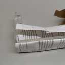 ZUNTO Acrylic Paper Towel Holder - Adhesive Paper Towel Roll Holder Under Cabinet, Clear Plastic Wall Mounted Paper Towel Rack for Kitchen, Frees up Counter Space