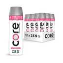 CORE Hydration+ Vibrance, Pink Grapefruit Extract Nutrient Enhanced Water with Vitamin C, Biotin and Zinc, 23.9 Fl Oz Bottle (Pack of 12), BBD JAN 2026