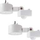 Motion Sensor Switch Indoor Plug in Motion Sensor Light Sockets Adjustable Motion Activated Detector Plug Outlet for Basement,Garage,Pantry (2 Pack)