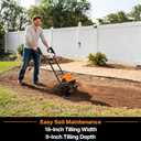 LawnMaster TE1216M Electric Tiller 12-Amp, 16-Inch