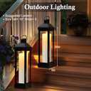 14" x 4" Large Outdoor Candles, Waterproof Flickering LED Flameless Candles with Timer, Battery Operated Candles with Remote Control Realistic Fake Pillar for Patio Porch Lanterns, White 2 Pack