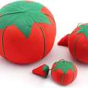 bouti1583 3PCS Tomato Shaped Needle Pin Cushion DIY Handcraft Tool for Cross Stitch Sewing Home Sewing Needle Pin Cushion Pillow Pincushion