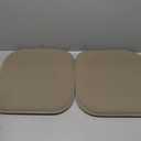 Khaki Foam Seat Cushions Kitchen Chairs Pads for Dining Chairs 2 Pack Non Slip Patio Seat Cushions Washable U Shaped Soft Thick Large Metal Wooden Chair Cushions,17" x 15"