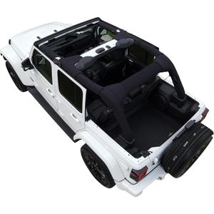 Koverz Neoprene Roll Bar Cover Padding Compatible with Jeep Wrangler JL Unlimited 4-Door JLU 2018-2023- Black
