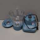 bella 10 Speed Countertop Blender, Juicer & Smoothie Maker, Fits-anywhere Kitchenware, Slim Flip & Store Design, Dishwasher Safe 48oz Capacity Pitcher & Lid, Stainless Steel Blade, 450 Watt, Surf (6 Cup)