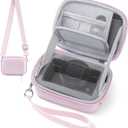 K&F CONCEPT Carrying Case for Digital Camera, Hard Shell Protective Travel Case Compatible with Ricoh GR III/GR IIIX/for Sony ZV-1 RX100/ for Canon G7X Mark III/G5X Mark II (Case Only)