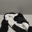 ReachMe Womens Fleece Zip Up Jacket with Pockets Oversized Long Sherpa Hoodie Fuzzy Jackets Warm Teddy Coat (Medium, Black)