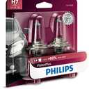 Philips Automotive Lighting H7 VisionPlus Deluxe Upgrade Automotive Replacement Headlight Bulb, Fits Select High Beam, Low Beam, or Fog Positions (Pack of 2)