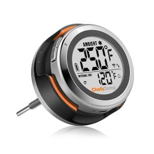 ProTemp S1 Patented Smart Grill Gauge Thermometer Hub Wi-Fi and Bluetooth for Weber Kamado Joe Grills Smoker Offset Replacement Accessories (Universal Version 3.5"length 0.3"Dia not for Big Green Egg)