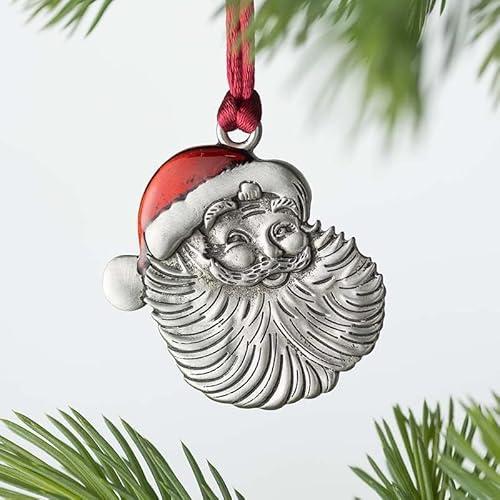 Pack of 3, metunana Solid Pewter Ornaments Metal Christmas Tree Decorations, Metal Craft Hanging Decoration, Christmas Tree Decorations, Unique Gifts for Home Party Xmas Tree Decor