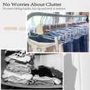 10 Pack Pants Hangers, 14" Adjustable Clip Pant Hanger Heavy Duty with 360Swivel Hook - Solid Wood & Metal Closet Organizer, Space Saving Hanger for Pants, Skirts, Underwear, Scarves