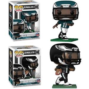 Funko AJ Brown/Jalen Hurts (Philadelphia Eagles) NFL Pop! Combo (2)