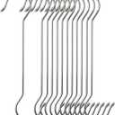 12 Pack 11.8 Inch S Shape Hooks Large Stainless Steel Metal for Hanging Heavy Duty Bird Feeders (11.8Inch/12pack)