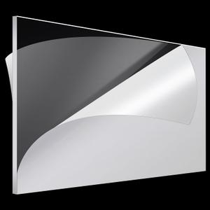 Roowest Thick Clear Acrylic Sheets Plastic Panels Sheets Cut to Size Cast Acrylic Board Panel with Protective Film for Craft DIY Projects Display Sign Frame(24 x 48 Inch, 1/8 Inch,Transparent,1 Pcs)