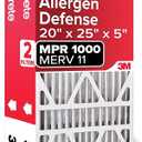 Amazon Basics MERV 5 AC Furnace Air Filter, 16x20x1 inches, 6-Pack (Actual Size: 15.75" x 19.75" x 0.75")