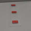 Sophico Yogurt Organizer for Fridge, 4 Capacity Yogurt Sliders for Refrigerator, Yogurt Holder with Adhesive Tapes for 3.75 Inch Yogurt, Greek and Vegan Yogurt (Transparent)