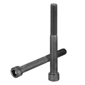 uxcell Hex Socket Bolts (3/8"-16x4), Grade 12.9 Carbon Steel Hex Socket Drive Screws, Black, 10 Pcs