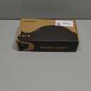 SPUNKYJUNKY Ceramic Dog and Cat Bowl with Wood Stand Non-Slip Matte Glaze Weighted Food Water Set for Cats &Small Dogs 13.5OZ (1.7 CUPS, Grey  2)