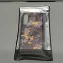 for S25 FE Case [Compatible with Magsafe] [Glow in The Dark] Cute Luminous Floral Slim Fit Soft TPU Shockproof Protection for Samsung Galaxy S25 FE Magnetic Case Aesthetic Black Marble, s25fe-yg-black