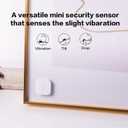 Aqara Zigbee Vibration Sensor, Wireless Mini Glass Break Detector for Alarm System, Home Automation, Requires Aqara Hub (not 3rd-Party), Compatible with Apple HomeKit, Alexa, IFTTT, Home Assistant
