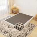 OSASET King Box Spring, 4 Inch Metal King Size Box Spring Only, Heavy Duty Metal Frame Mattress Foundation Support for 3000lbs, Easy Assembly, Noise Free, Non Slip