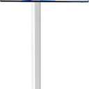 CTA Ergonomic Floor Stand For Monitors & TVs Up To 35-inches & 22 lbs - Mobile Stand With Anti-Knockdown Base & Height Adjustable - Commercial Grade - (ADD-MSADFS)