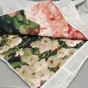 AOFOTO 8x10ft Vintage Garden Flowers Backdrop Blossoms Photography Background Medieval Castle Shabby Brick House Girl Adult Artistic Portrait Travel Photo Shoot Studio Props Video Drop Wallpaper Drape