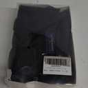 J.VER Men's Short Sleeve Dress Shirts Stretch Stain Shield Casual Button Down Shirts Solid Formal Shirt 3XL, Black