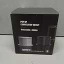 ANNQUAN 20 Amp Pop Up Countertop Outlet with 15W Wireless Charger,Max 65W Power Delivery,4.75" Pop Up Electrical Outlet with 3 Outlets 3 USB Ports for Home Office (White)