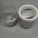 Josteve 4.5 Inch 2 Pcs Self Watering Hanging Planter Indoor Plant Pots Drainage Holes, Outdoor Small Hanging Planters Flower Pot Basket, Visible Water Level, Plant Hanger Home Decor, Gardening (White)