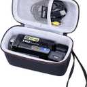 LTGEM Camcorder Cases Compatible with Kimire/SEREE/LOENTIR/VETEK/OLESIT Video Camera Camcorder(Inside: 6.4"x2.8"x3.3"), Case Only