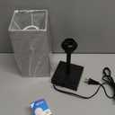 Soilsiu Bedside Table Lamp for Bedroom - Touch Small Lamp with USB C+A Charging Ports & AC Outlets, 3 Way Dimmable Nightstand Light for Living Room (LED Bulb Included, Grey)