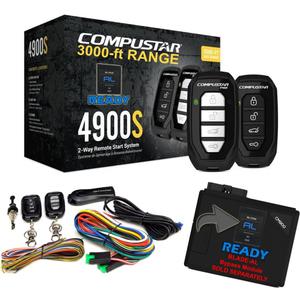 Compustar CS4900-S (4900S) 2-Way Remote Start and Keyless Entry System with 3000-ft Range