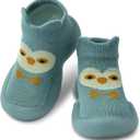 Baby Shoes Boys Girls First Walking Shoes Non Slip Soft Sole Sneakers Toddler Infant Babygirl Sock Shoes (Green, XS)