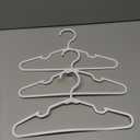 Trusir Kids Hangers - 100 Pack, 11.5 Inch White Baby & Toddler Hangers for Closet - Ideal for Baby Standard Use