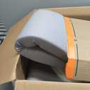 Twin Fitted Sheet (Bottom Sheet Only) Compatible with Milliard Trifold Mattress Folding Mattress, Ultra Soft & Breathable Cover for Camp Bunk Rvs Bed(Gray,Twin,6")