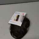 REECHO 20" 1-Pack 3/4 Full Head Curly Wave Clips in on Synthetic Hair Extensions HE008 Hairpieces for Women 5 Clips 4.5 Oz per Piece - Black Brown