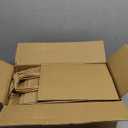 RACETOP Brown Paper Bags with Handles Bulk 100Pcs 8x4.5x10.8 Inch Gift Bags Bulk, Brown Kraft Paper Bags for Retail, Party, Shopping, Favor