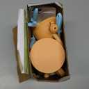 BUYGER Kids Play Kitchen Pots and Pans Set, Pretend Play Cooking Cookware Accessories Toys Utensils Playset for Toddlers Boys Girls Ages 3-5+ Years Old